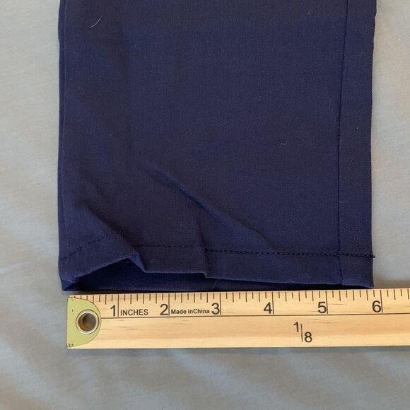 Isaac Mizrahi Ankle Pants Womens 4P Dark Navy 24/7 Stretch Pull On Elastic Waist - Picture 8 of 11